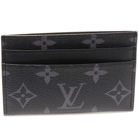 Louis Vuitton Monogram Eclipse Porte Cartes Double Card Case M62170